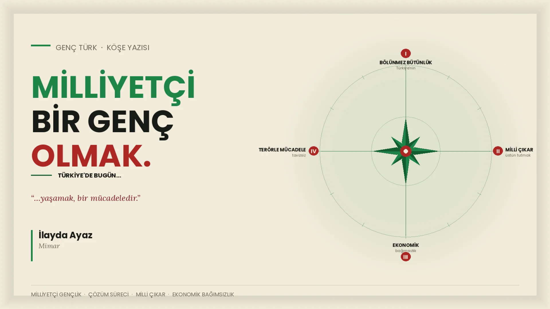 Türkiye'de Milliyetçi Bir Genç Olmak