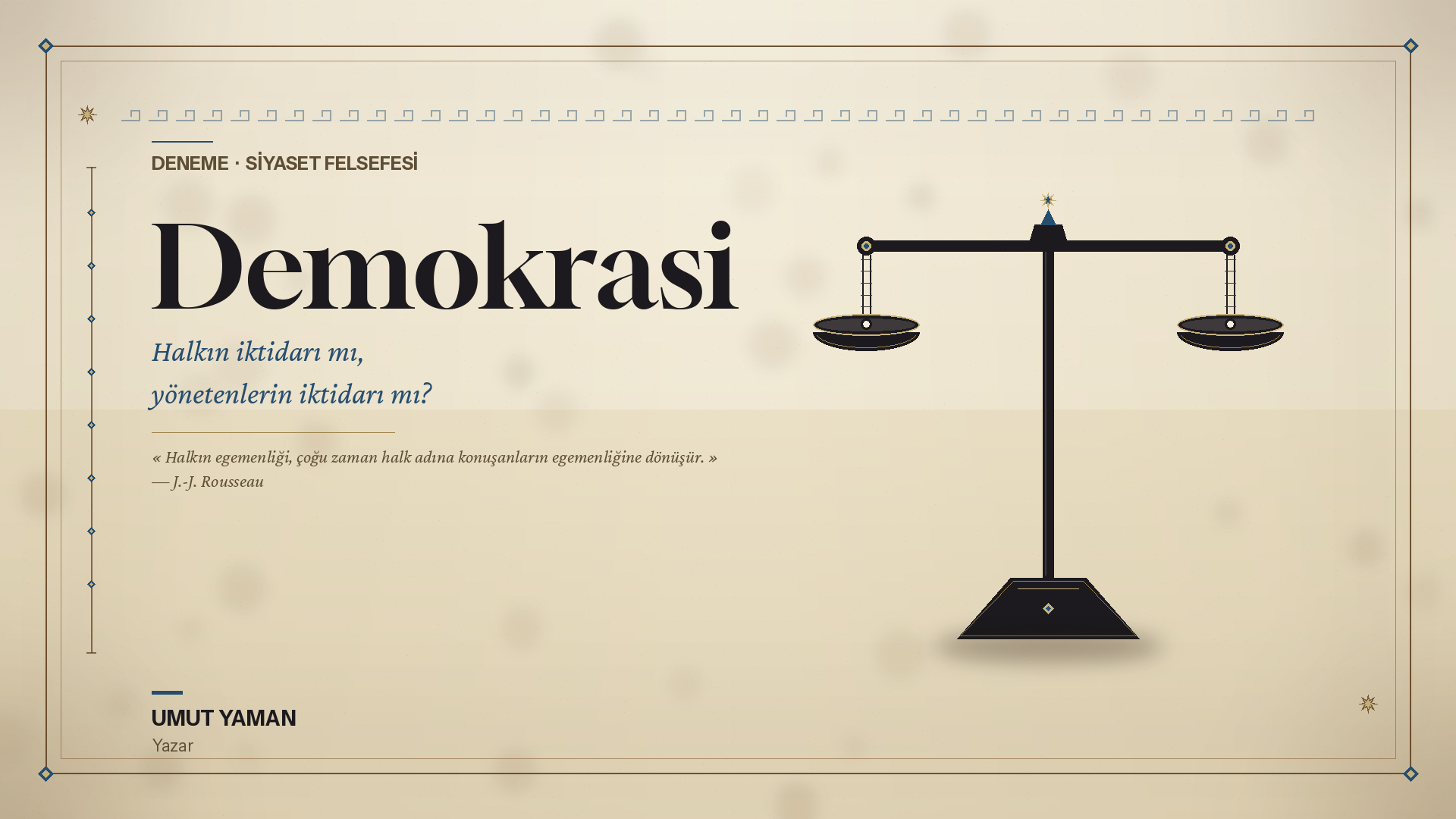Demokrasi: Halkın İktidarı mı, Yönetenlerin İktidarı mı?